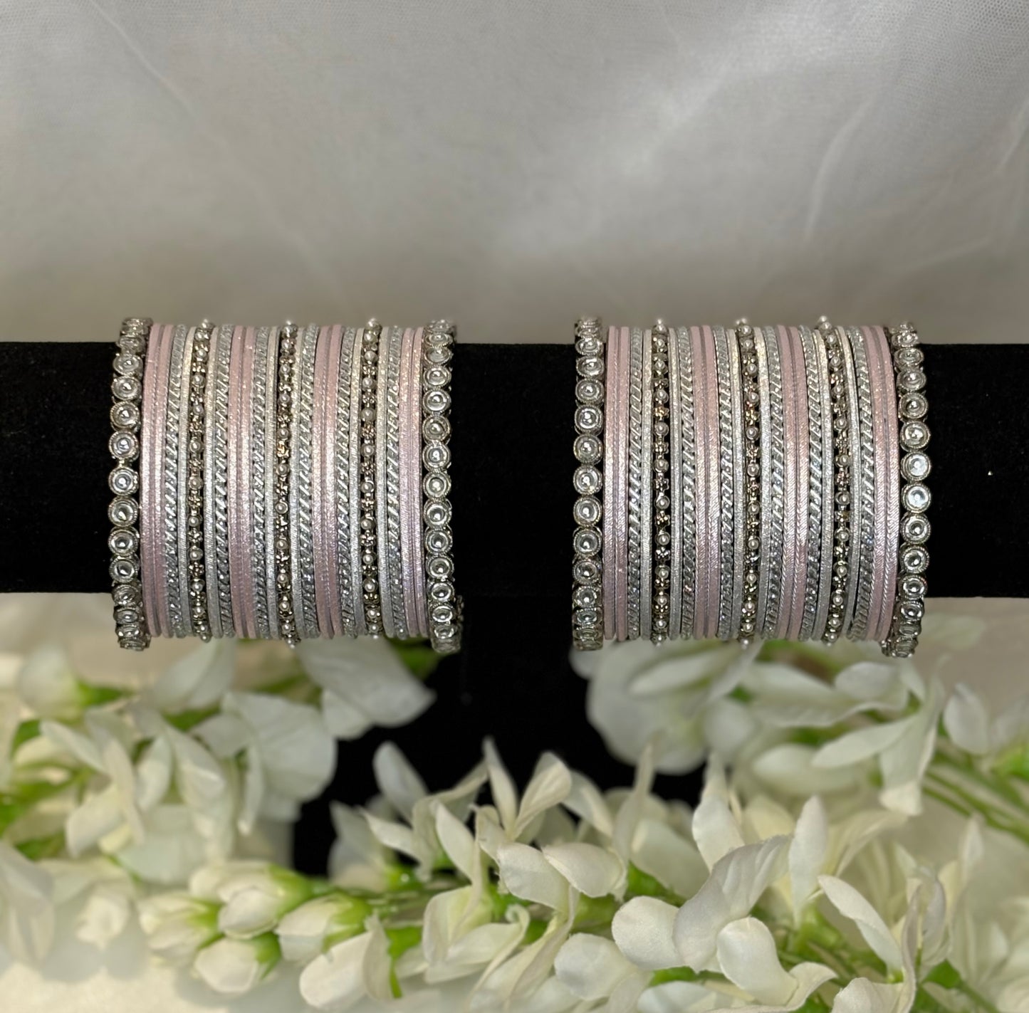 Chandni Pink Bangle Set