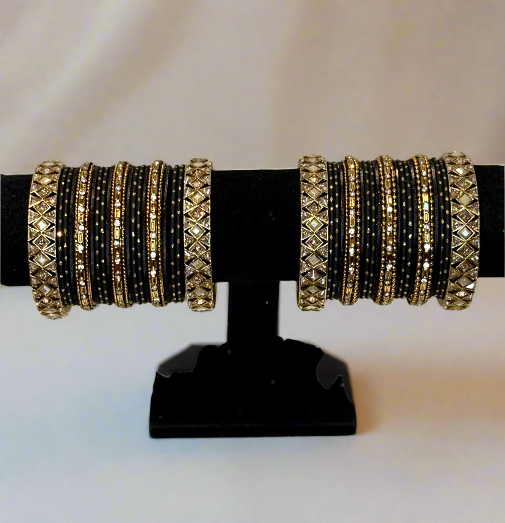 Midnight Luxe Bangle Set