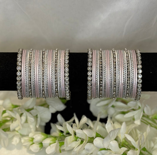Chandni Pink Bangle Set