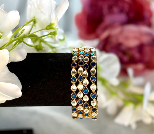 Blue Tear Drop Elegance